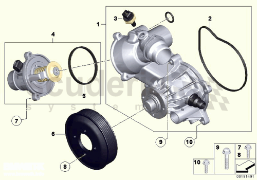 Part Diagram for Rolls Royce 11 51 7586780