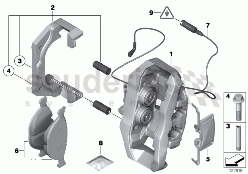 Part Diagram for Rolls Royce 34 11 6767217