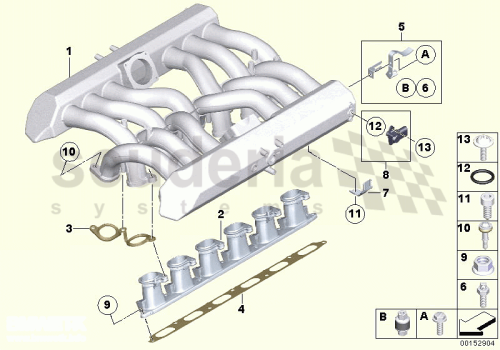 Part Diagram for Rolls Royce 13 53 7618837