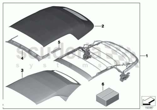 Part Diagram for Rolls Royce 54 31 7262841