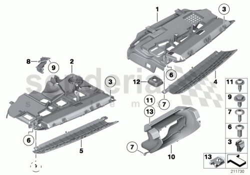 Part Diagram for Rolls Royce 07 11 9904093