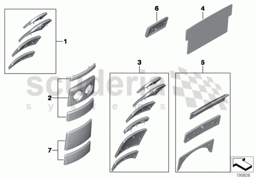 Part Diagram for Rolls Royce 51 16 7117380