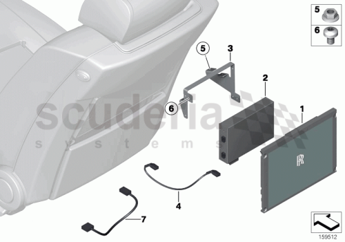 Part Diagram for Rolls Royce 52 10 9136913