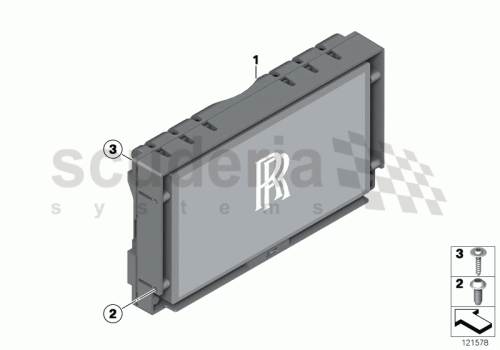 Part Diagram for Rolls Royce 65 82 0306746