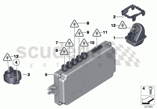 Part Diagram for Rolls Royce 66 53 9240986