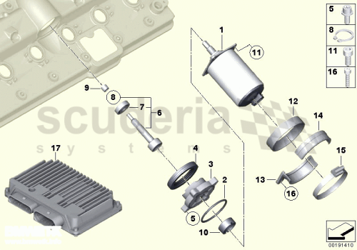 Part Diagram for Rolls Royce 11 37 7527778