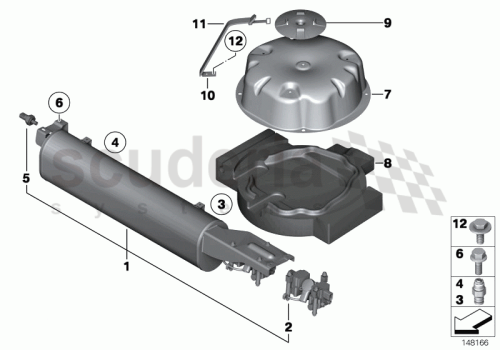 Part Diagram for Rolls Royce 37 22 6787617