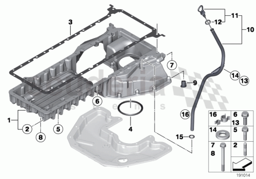 Part Diagram for Rolls Royce 11 72 1164034