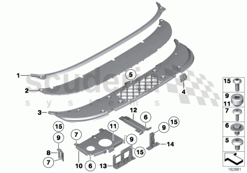 Part Diagram for Rolls Royce 51 43 9128603