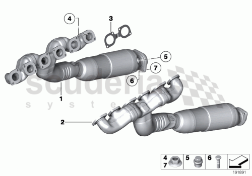Part Diagram for Rolls Royce 18 40 0150356