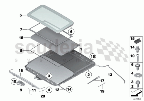 Part Diagram for Rolls Royce 07 14 7132782