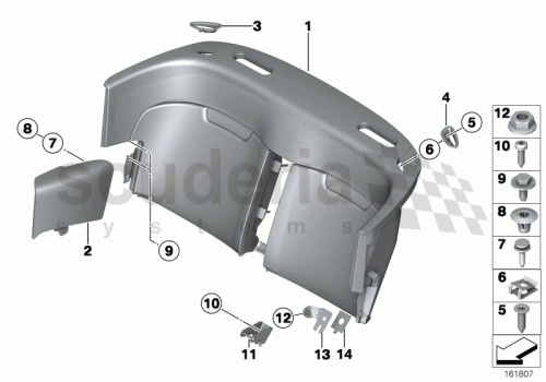 Part Diagram for Rolls Royce 52 20 7237791