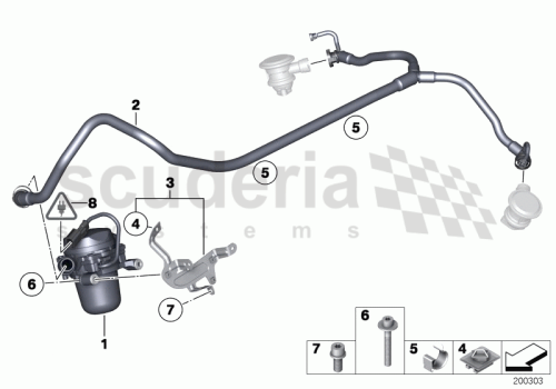 Part Diagram for Rolls Royce 61 13 1378997