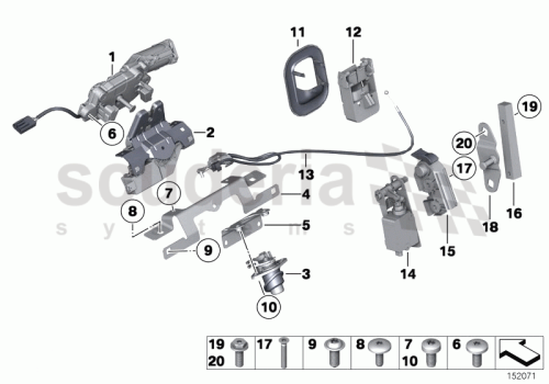 Part Diagram for Rolls Royce 07 14 6955019