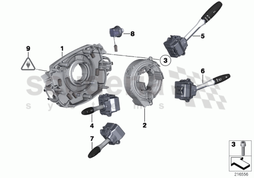Part Diagram for Rolls Royce 61 31 0027404