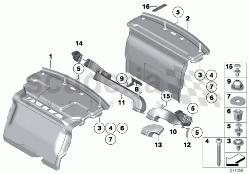 Part Diagram for Rolls Royce 51 47 7250092