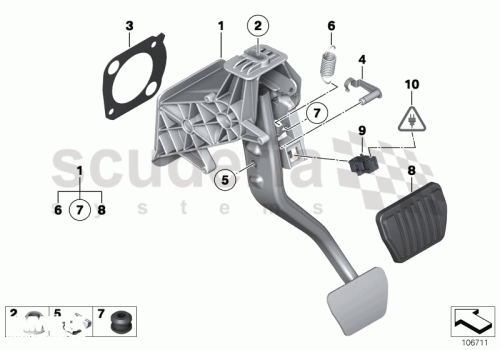 Part Diagram for Rolls Royce 35 00 6777171