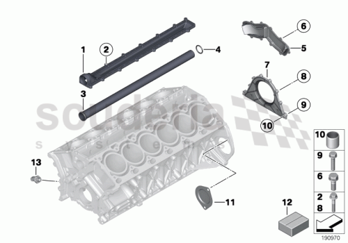 Part Diagram for Rolls Royce 11 14 7512101