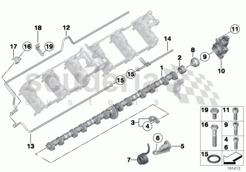 Part Diagram for Rolls Royce 11 42 7507967