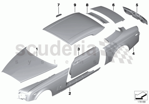 Part Diagram for Rolls Royce 41 31 7232613