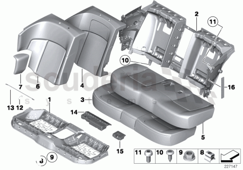 Part Diagram for Rolls Royce 52 20 7260601
