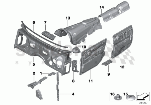 Part Diagram for Rolls Royce 51 48 9156072
