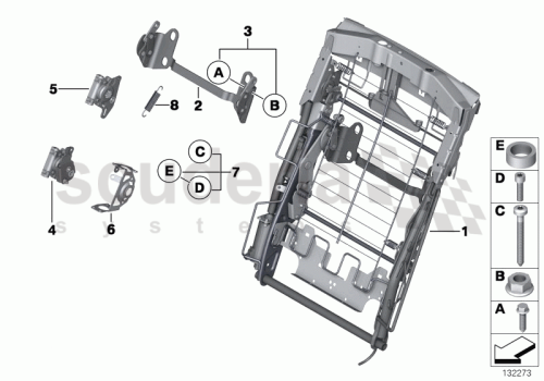 Part Diagram for Rolls Royce 52 20 7070512