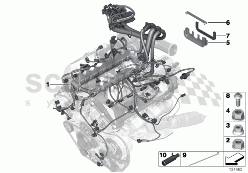 Part Diagram for Rolls Royce 13 53 7521295