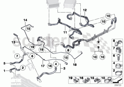 Part Diagram for Rolls Royce 11 63 1716970