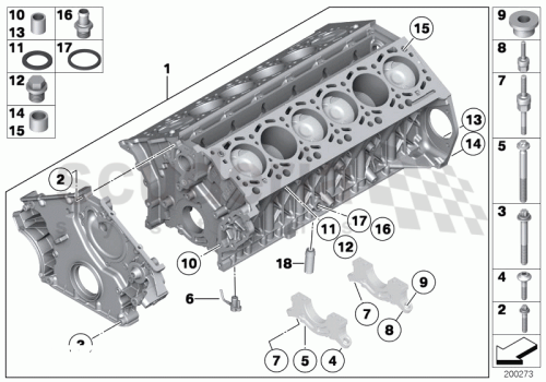 Part Diagram for Rolls Royce 11 11 7568243