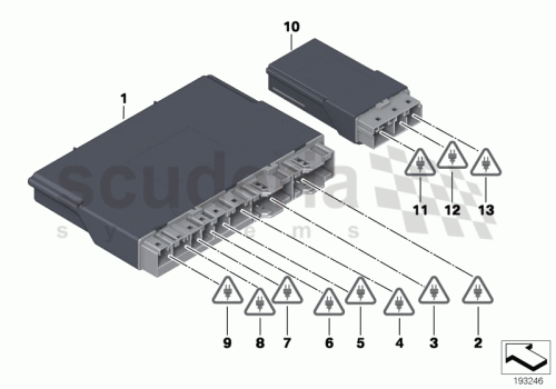 Part Diagram for Rolls Royce 61 35 9225625