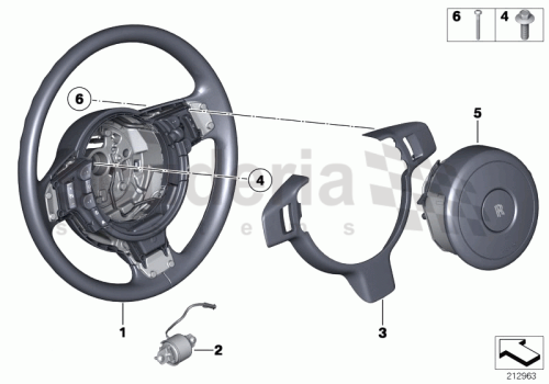Part Diagram for Rolls Royce 32 30 6782250