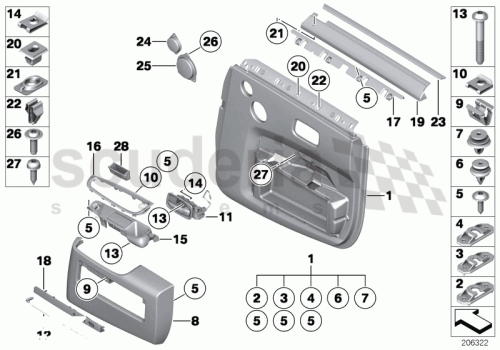 Part Diagram for Rolls Royce 51 41 7231838