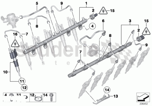 Part Diagram for Rolls Royce 13538616079