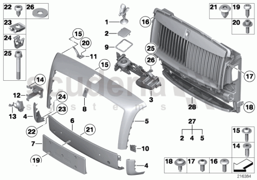 Part Diagram for Rolls Royce 51 11 7198866