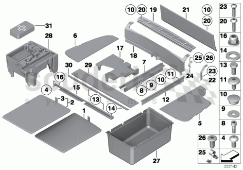 Part Diagram for Rolls Royce 51 47 6985143