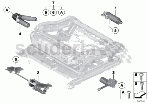 Part Diagram for Rolls Royce 67 31 7075948