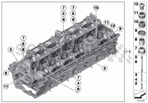 Part Diagram for Rolls Royce 11 12 7541887
