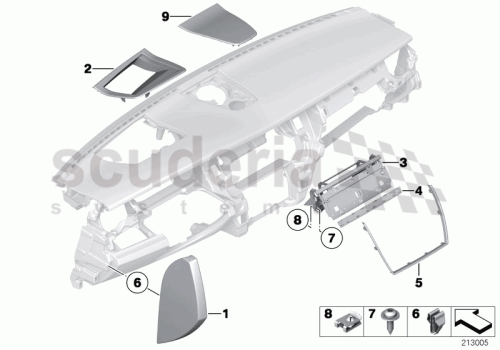 Part Diagram for Rolls Royce 51 45 9224493