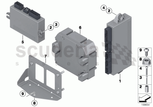 Part Diagram for Rolls Royce 67 91 0441022