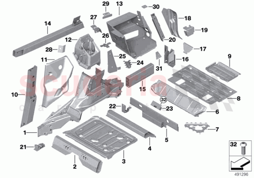 Part Diagram for Rolls Royce 41008496963