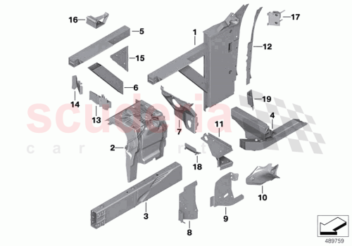 Part Diagram for Rolls Royce 41008496917