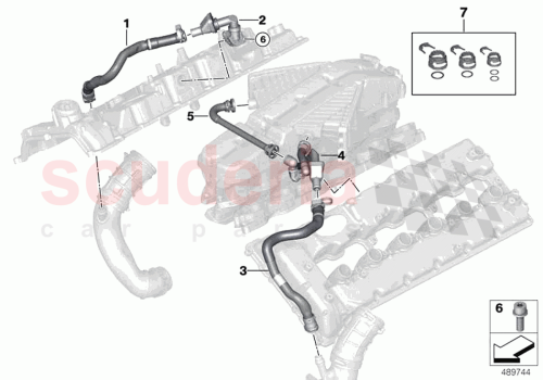 Part Diagram for Rolls Royce 11158393604