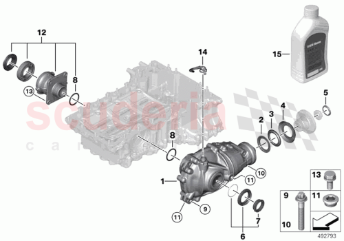 Part Diagram for Rolls Royce 31508699441