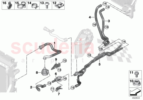 Part Diagram for Rolls Royce 64219392824
