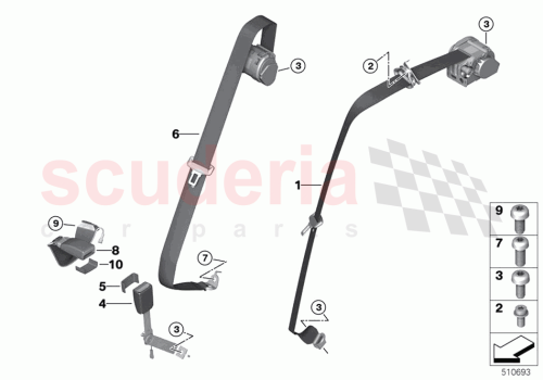 Part Diagram for Rolls Royce 72117464046