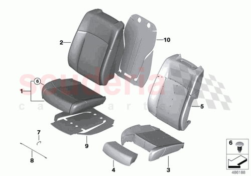 Part Diagram for Rolls Royce 52107446007