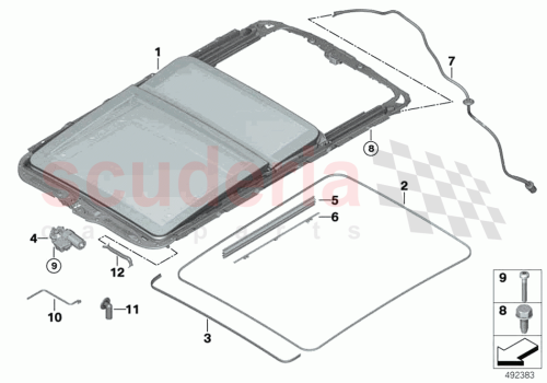 Part Diagram for Rolls Royce 54137127569