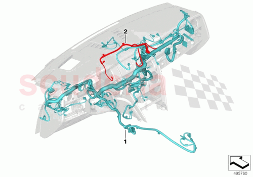 Part Diagram for Rolls Royce 61128733183