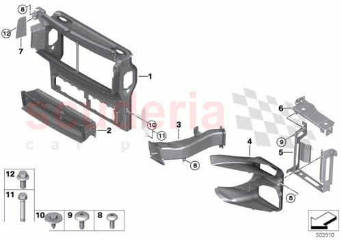 Part Diagram for Rolls Royce 51137450785